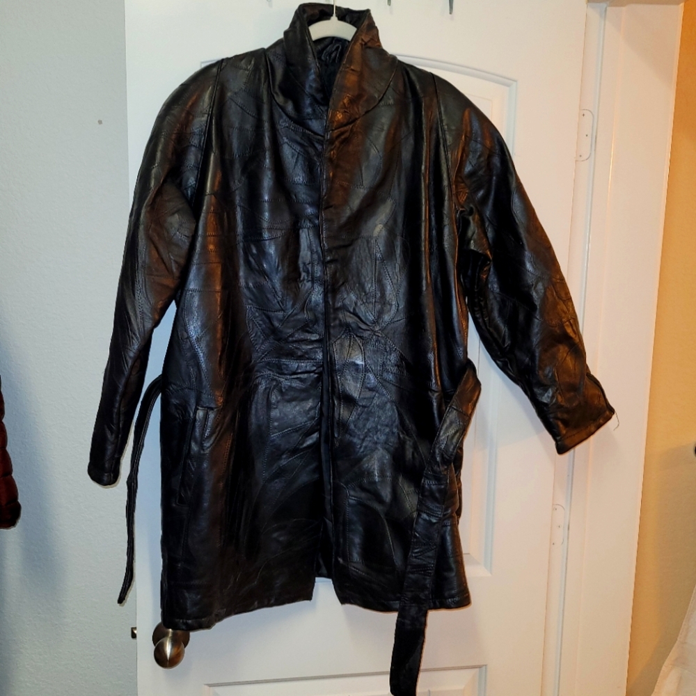 Maxam Genuine Leather Mosaic women jacket XL